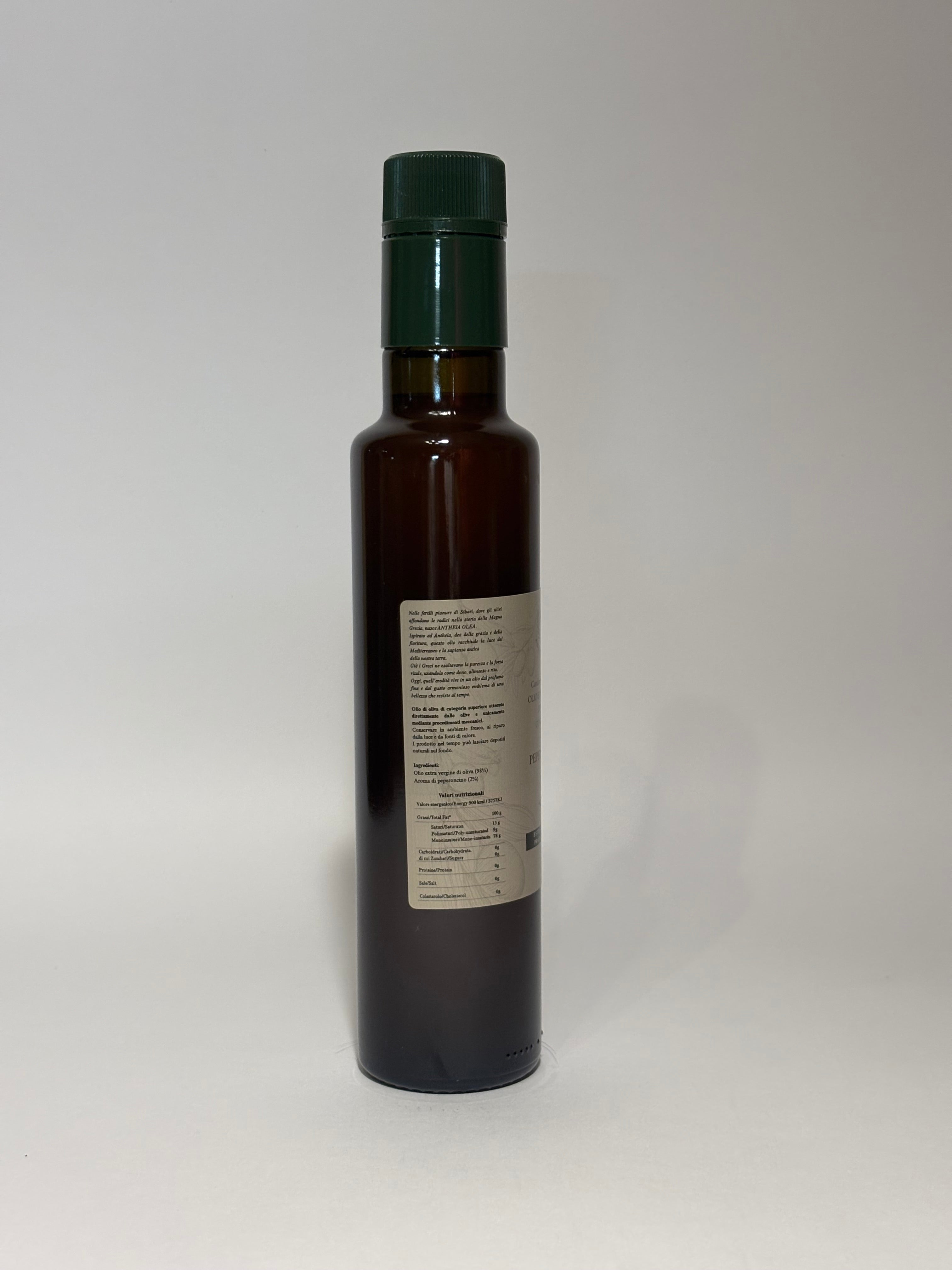 Olio Extravergine di Oliva al Peperoncino – ANTHEIA OLEA